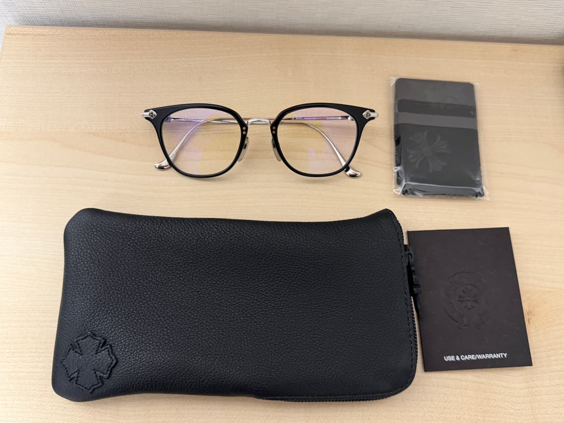 크롬하츠 샤가스 SHAGASS 블랙실버 49 사이즈 (레어 단종) 상품이미지1