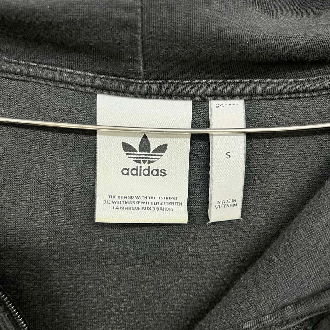 아디다스 신형 벨루어 벨벳 코지 하프 집업 후드티(S) 상품이미지5