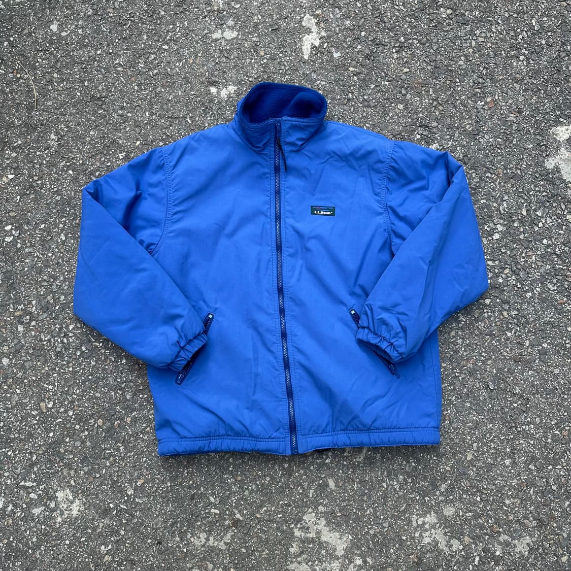 빈티지 90s 엘엘빈 플리스 웜업 자켓  상품이미지1