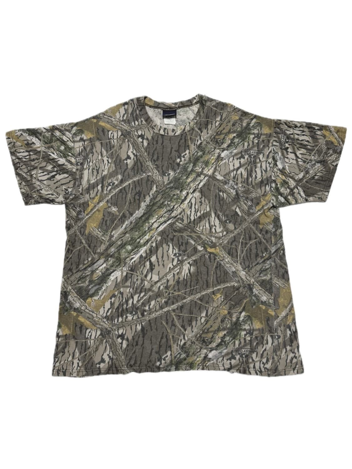 90s-00s 리얼트리 패턴 빈티지 반팔 티셔츠 XL 상품이미지1