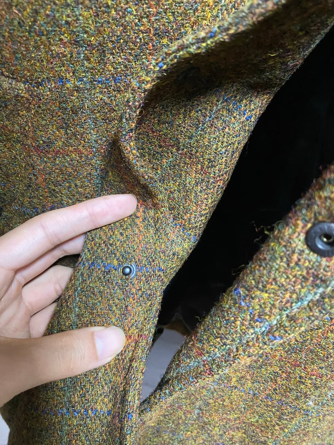 스투시 x 해리스트위드 자켓 XL 상품이미지6