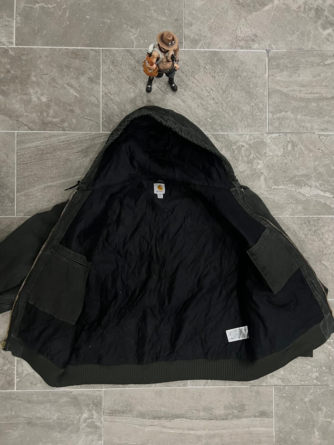 (XL) 칼하트 후드 덕 액티브 자켓 J130 MOS 모스그린 상품이미지3