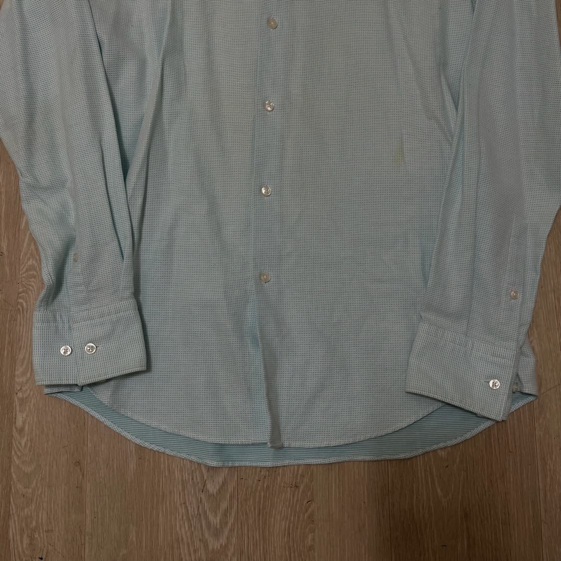 휴고 보스 슬림핏 이집션 코튼 긴팔셔츠 [민트] 39 상품이미지3