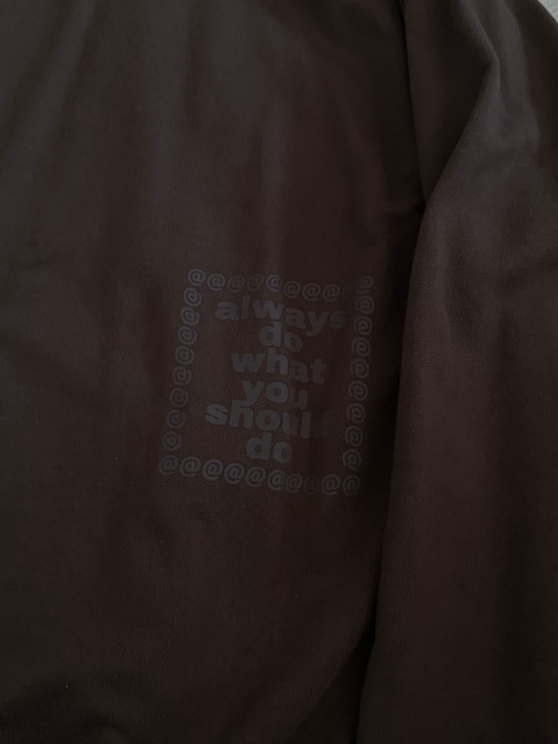 Always do what you should do 올웨이즈 후드티 상품이미지2