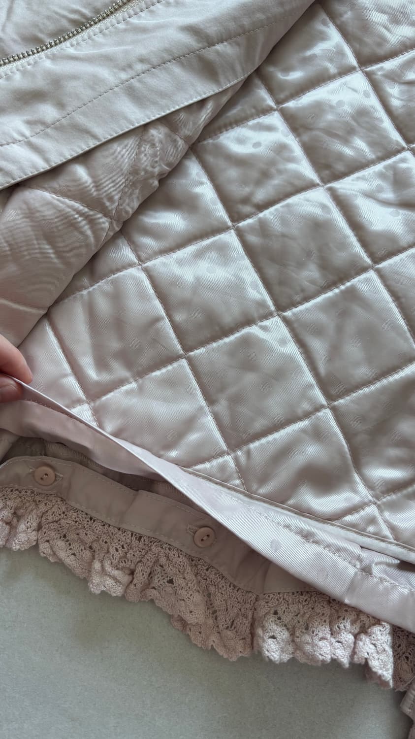 레스트 로즈) 더스티 로즈핑크 레이스 아우터 상품이미지10