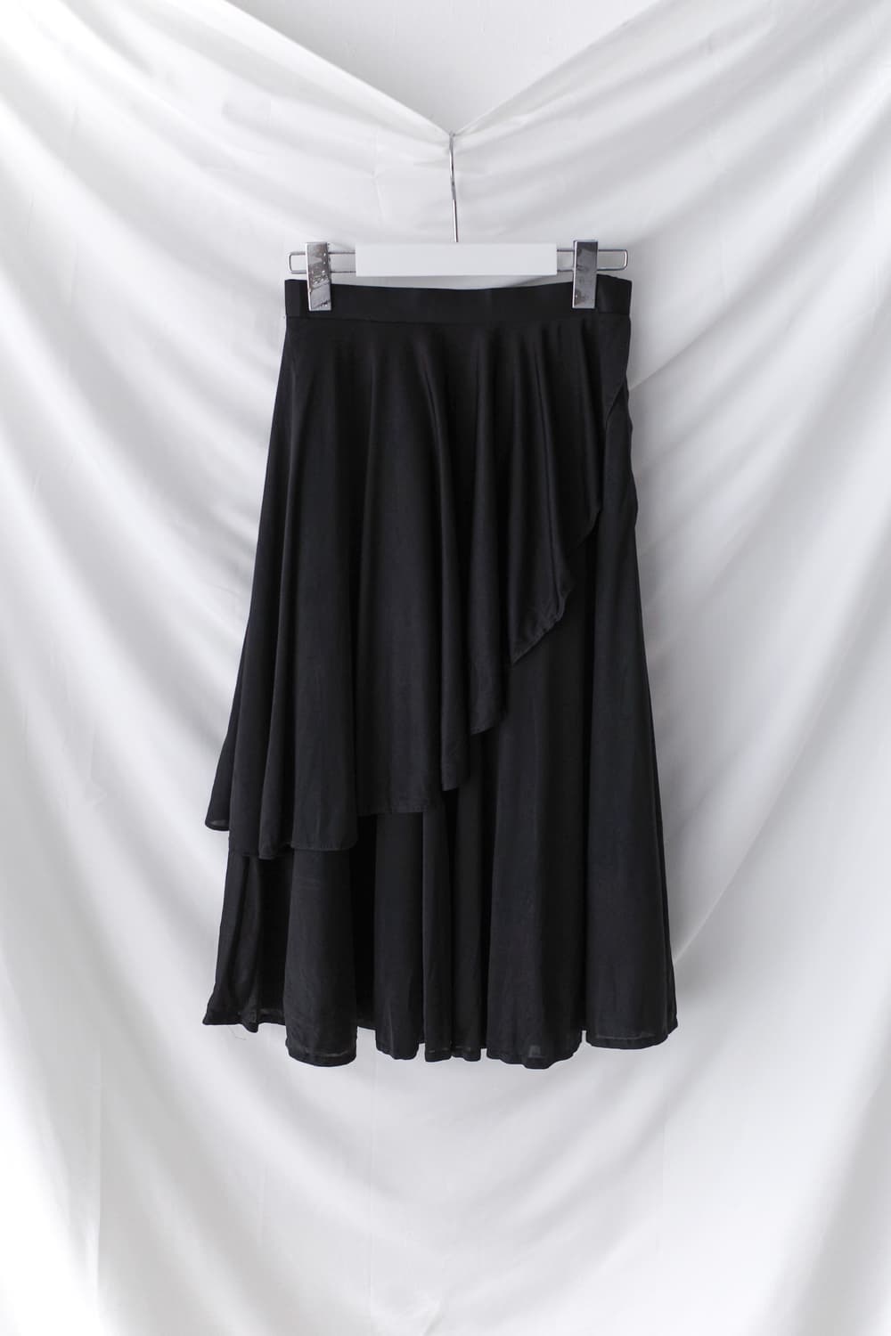 unbalanced shirring skirt 상품이미지1