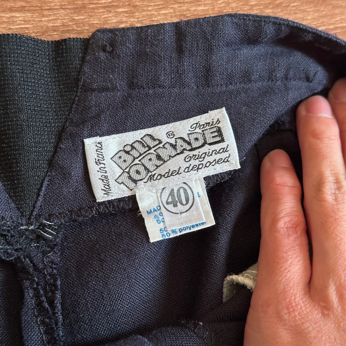 80’s Bill tornade france linen trouser 상품이미지7