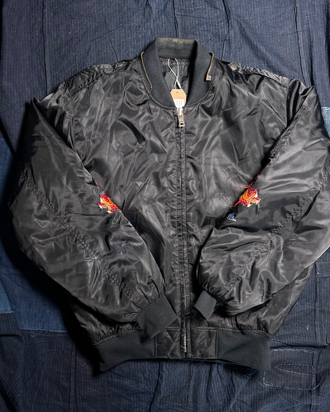 80's 빈티지 88-89 웨스트팩 투어 수베니어 자켓 L 상품이미지2