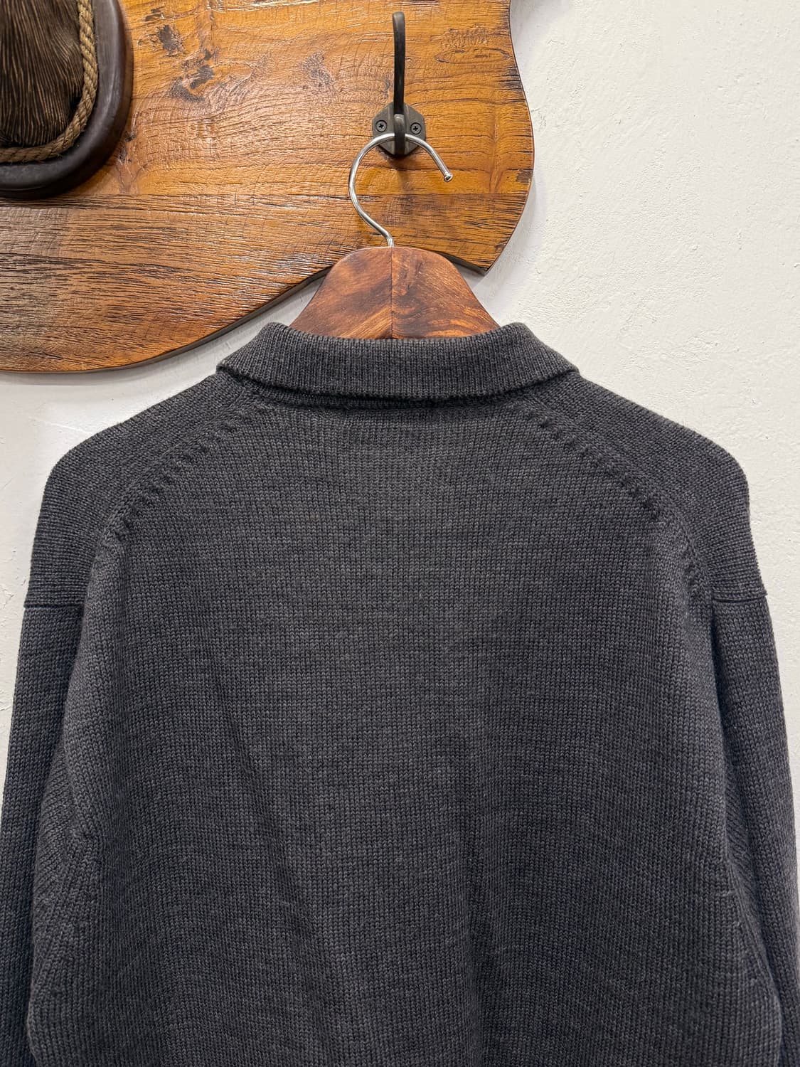 L) Y’s for Men Wool Knit Polo Sweater 상품이미지6