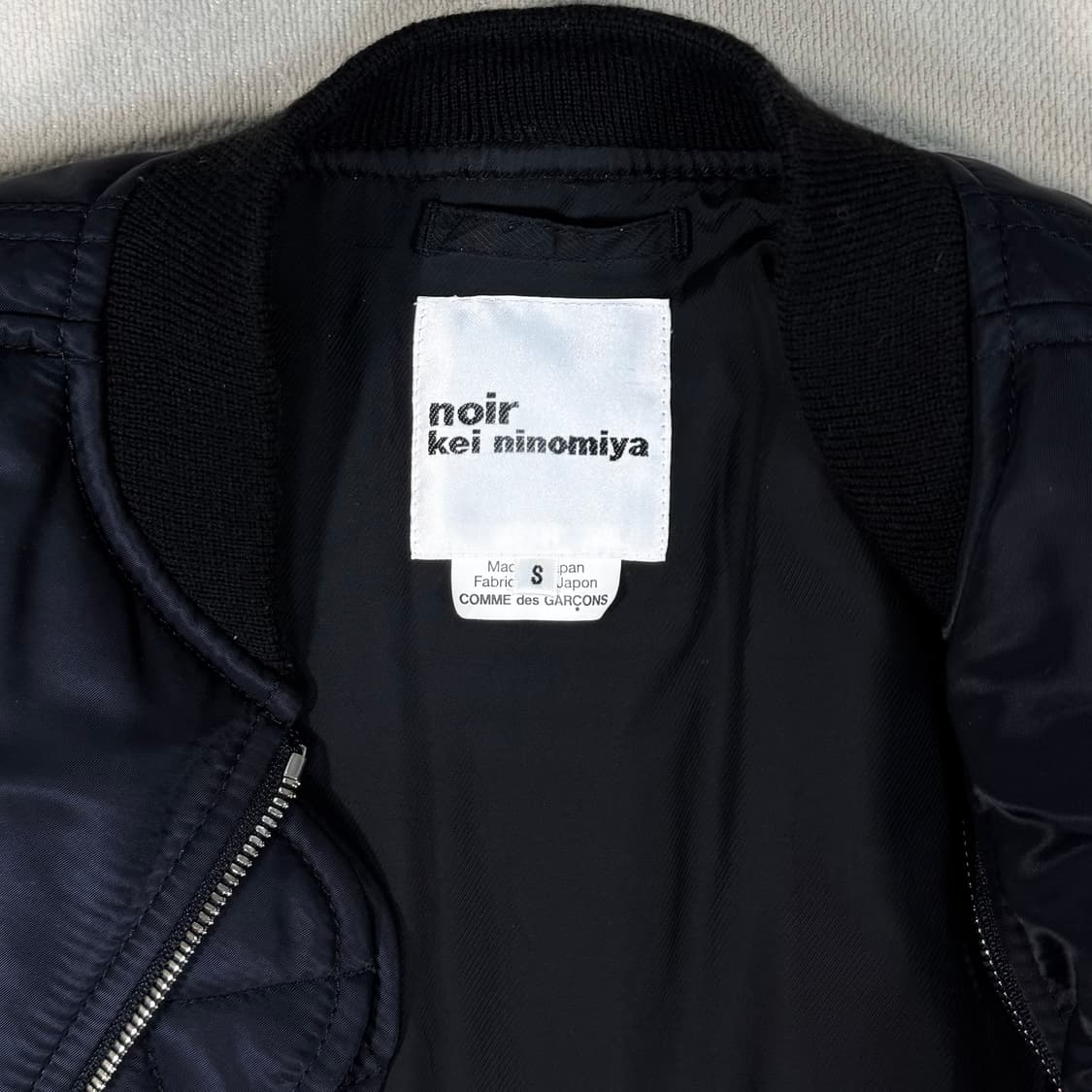 Black Bomber MA-1 Jacket 상품이미지5
