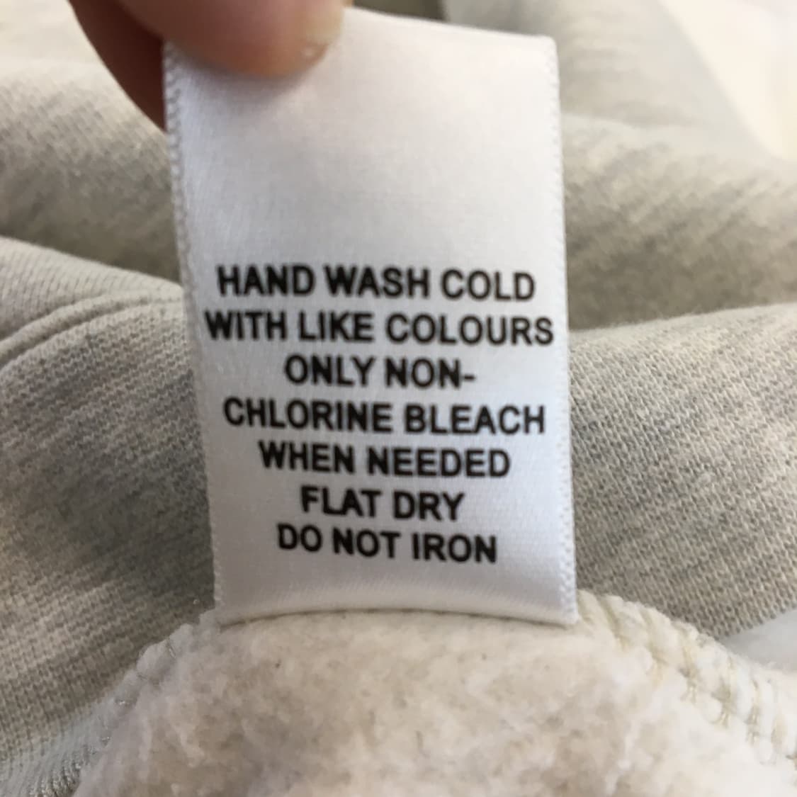 에센셜 3D 아플리케 오트밀 후드 M 상품이미지8