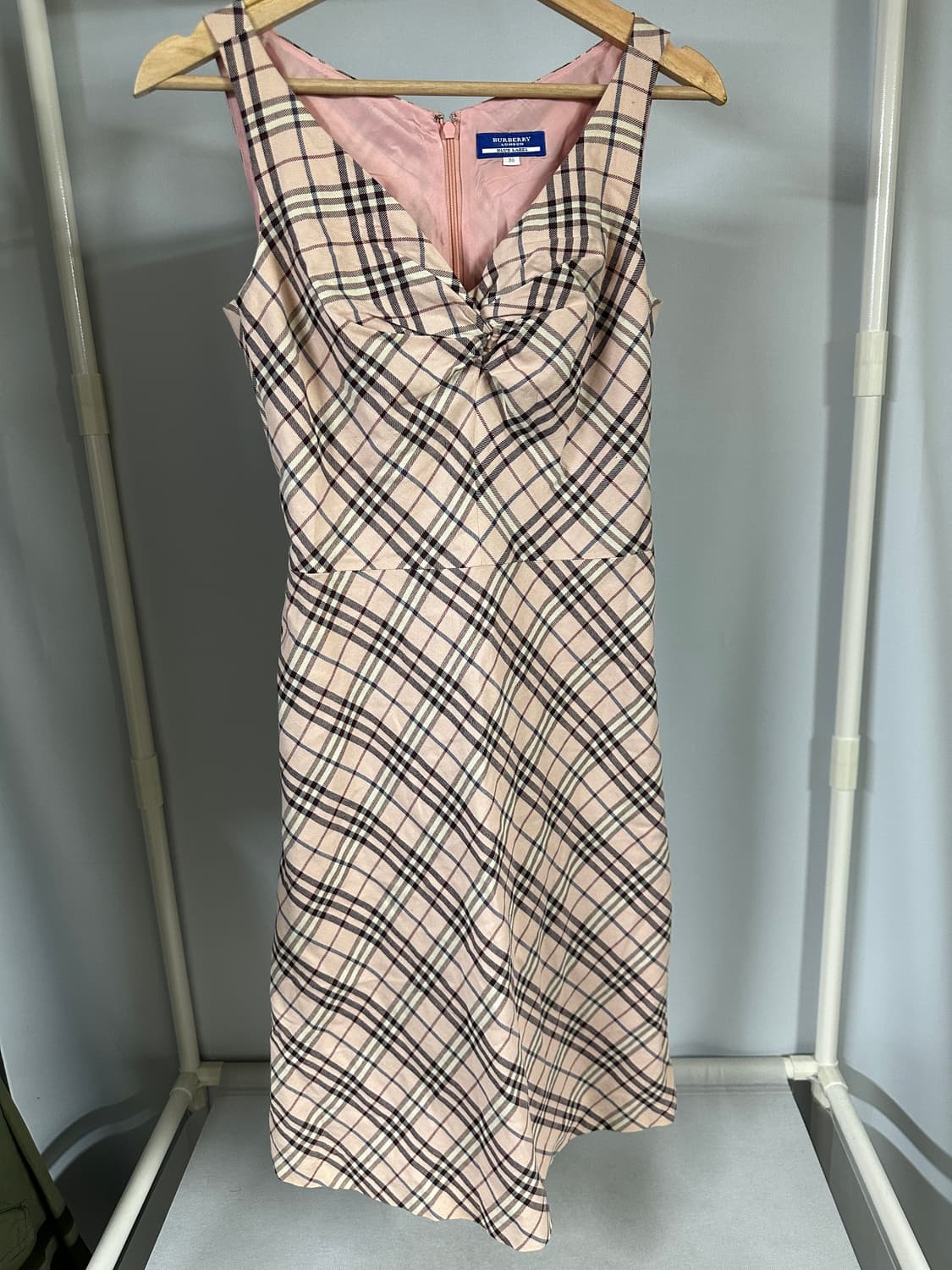 버버리 블루라벨 체크 원피스 상품이미지1
