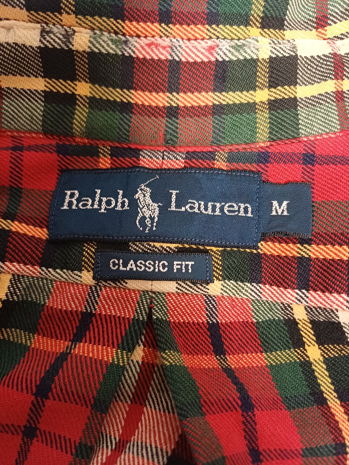 폴로 랄프 로렌 클래식 타탄체크 셔츠 (M사이즈 / 여성 루즈핏 추천) 상품이미지4