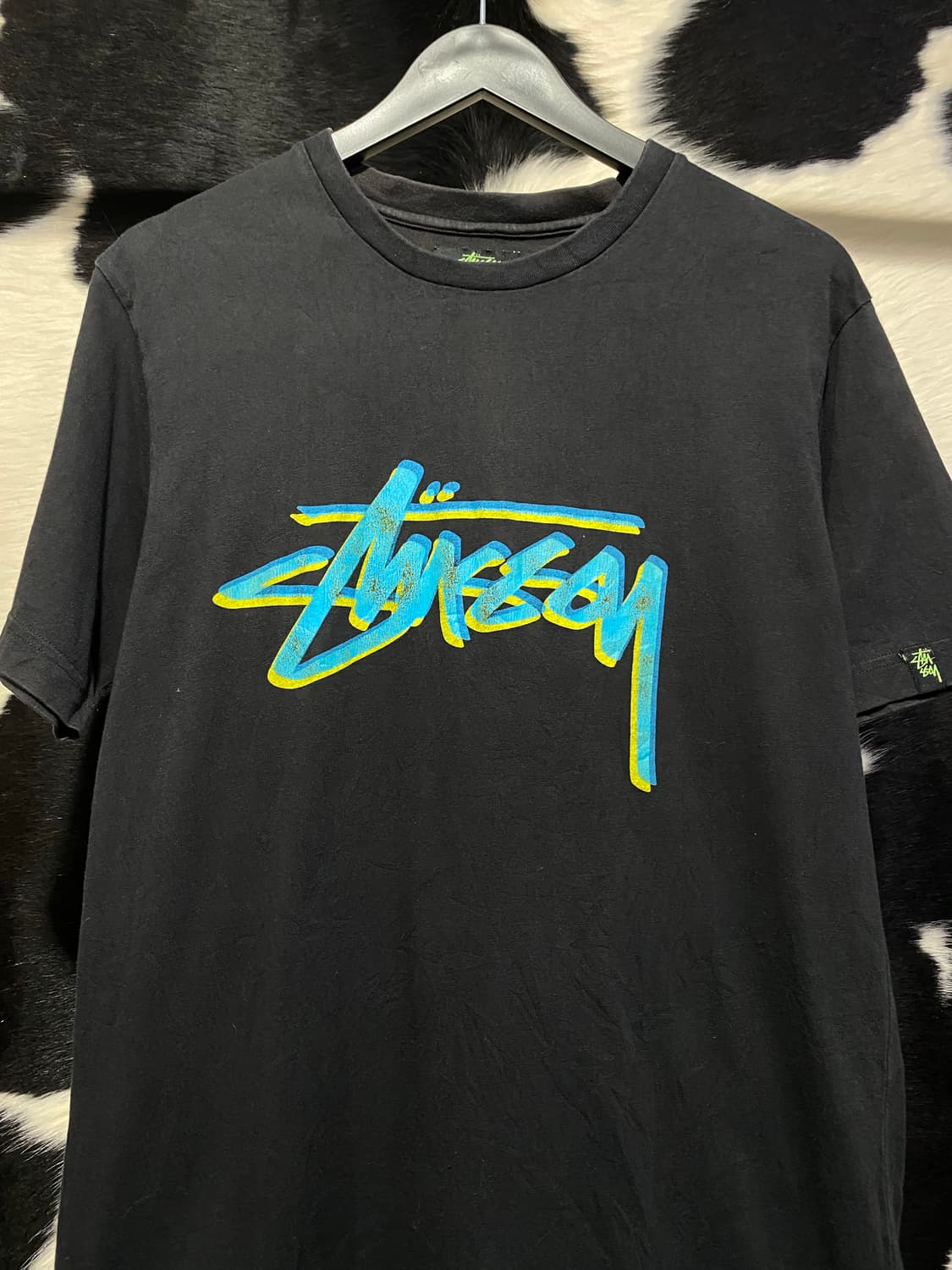 Stussy 베이직 로고 프린팅 반팔티셔츠 상품이미지3