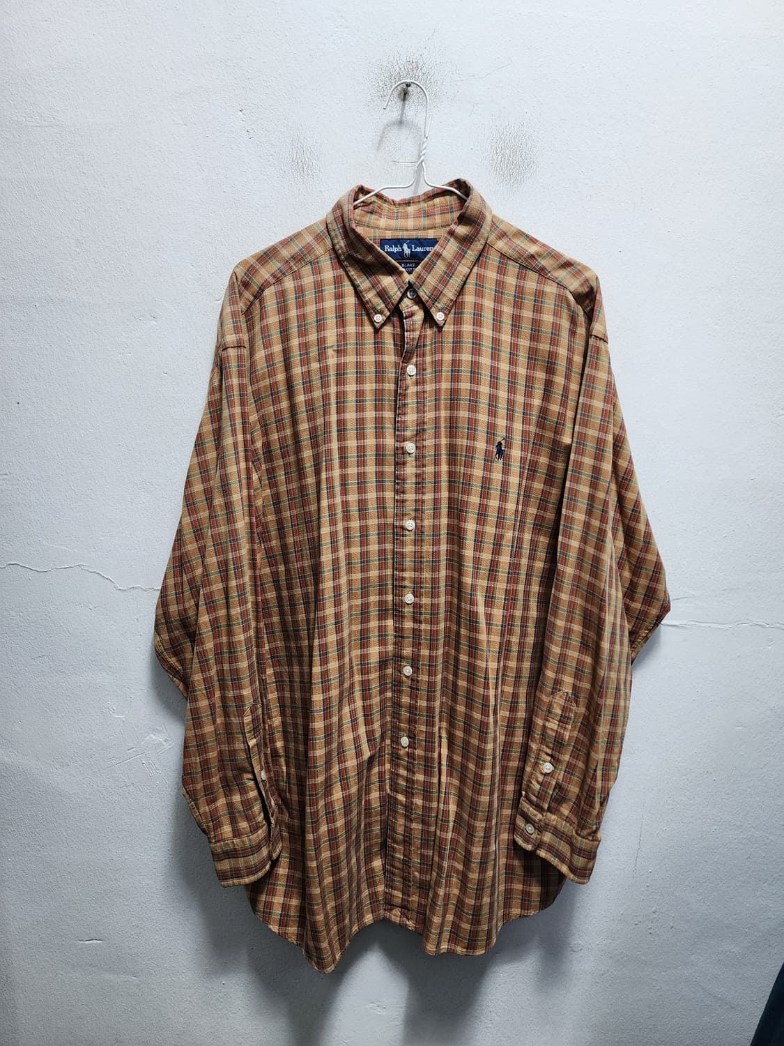 폴로 랄프로렌 BLAKE 체크 남방 XL 상품이미지1