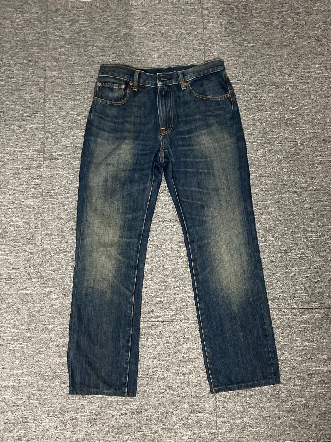 유니클로 레귤러 스트레이트 청바지 32 상품이미지1