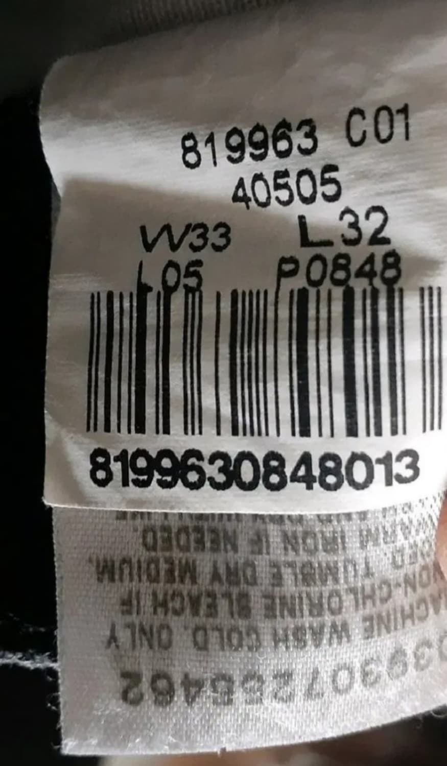 (33-32) 90s 빈티지 리바이스 505 블랙 흑청 데님 팬츠 상품이미지7