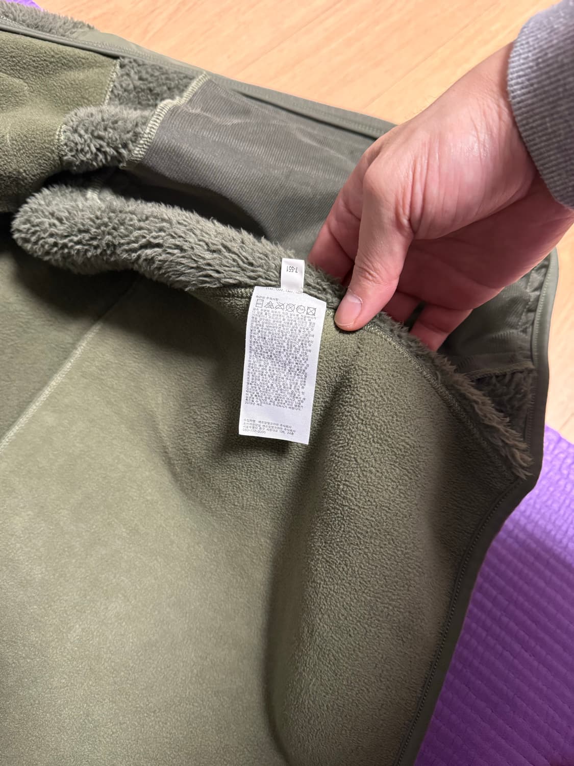 유니클로 엔지니어드 가먼츠 후리스 XL 상품이미지2