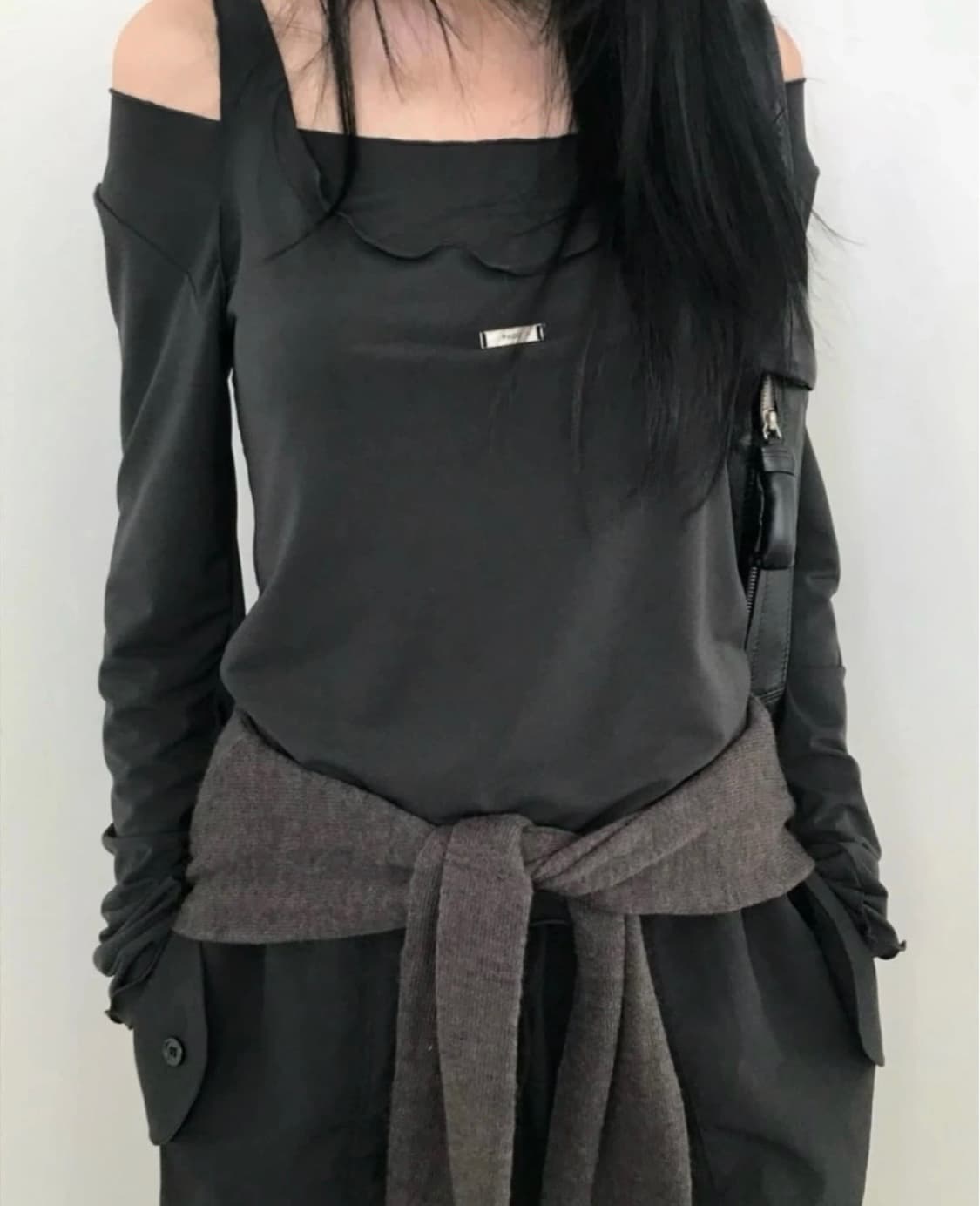 미닝아웃 metal 메탈 레이어드 티셔츠 상품이미지1