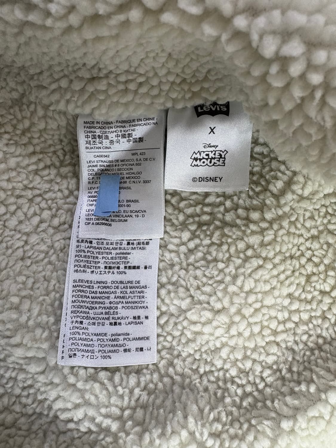 Levis x Disney 리바이스 디즈니 쉐르파 트러커 자켓 XL 상품이미지7