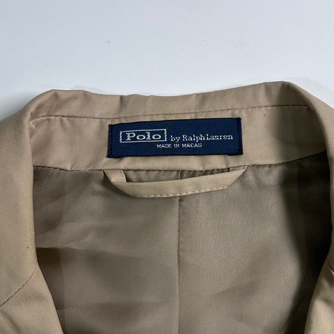 폴로 랄프로렌 베이지 블레이저 자켓   상품이미지4