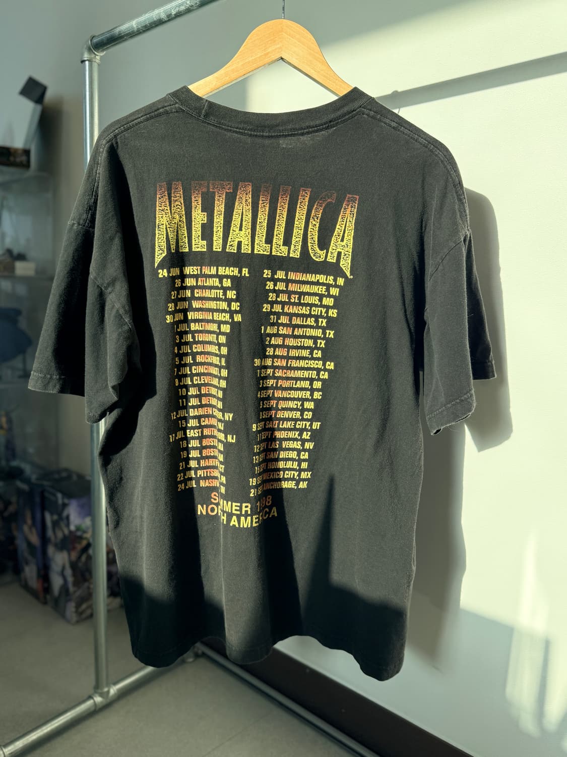 (XL) 90s Metallica Northern America tour 상품이미지2