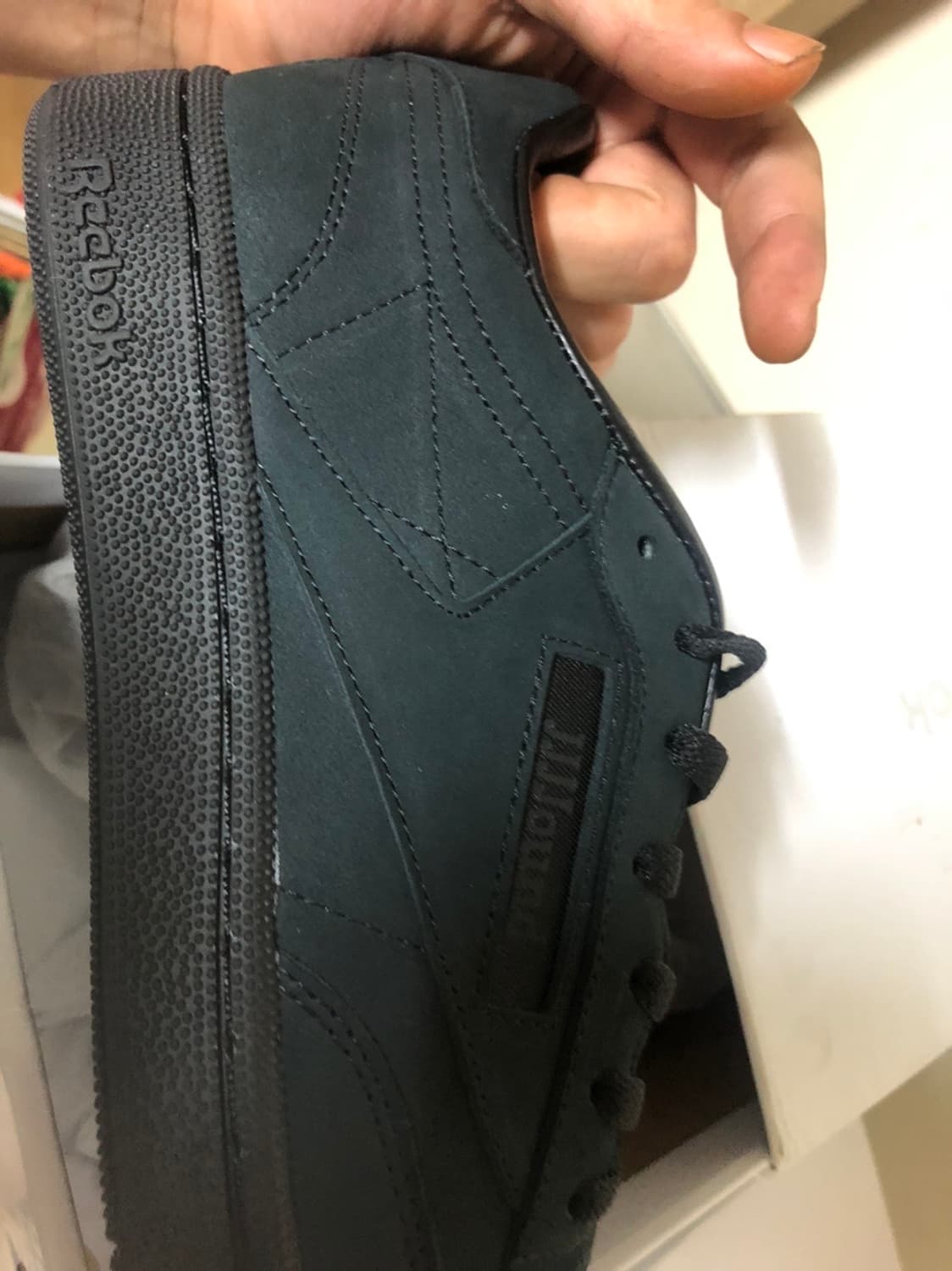 리복 자운드 클럽씨 255 검정 새제품 상품이미지3