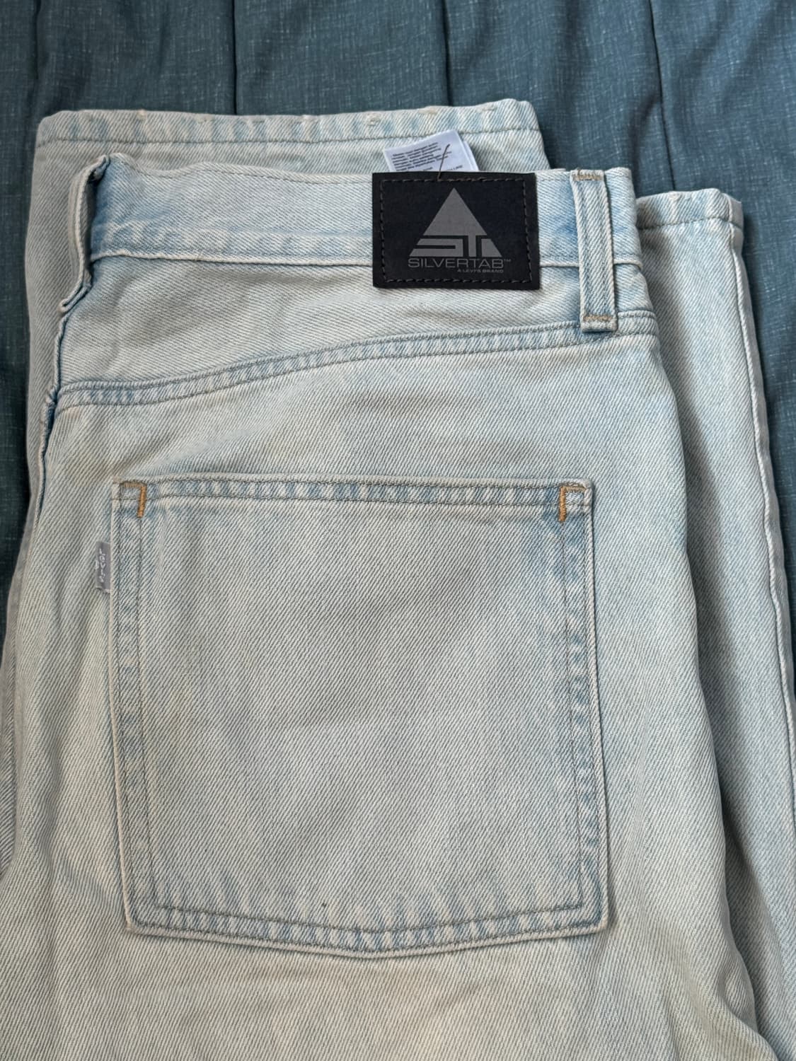리바이스 실버탭 루즈핏 연청 데님 W32 L32 상품이미지3