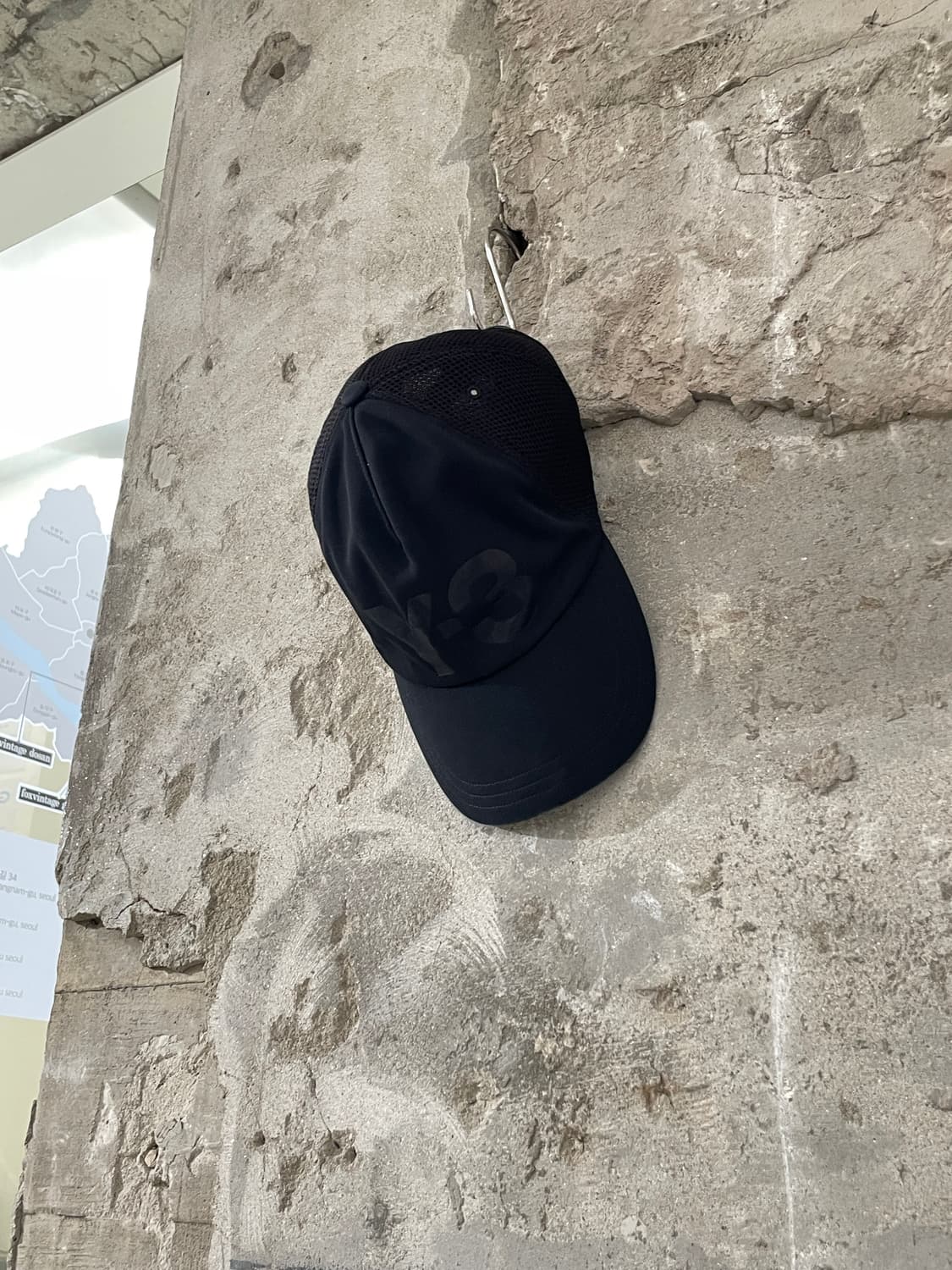 와이쓰리 블랙 로고 메쉬 볼캡 상품이미지2