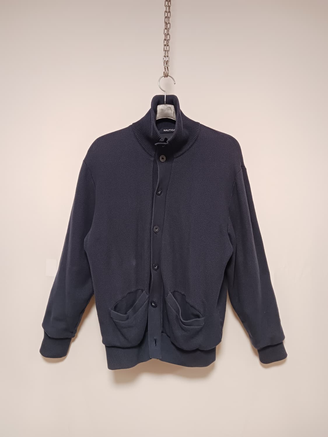 노티카 네이비 니트가디건  상품이미지1