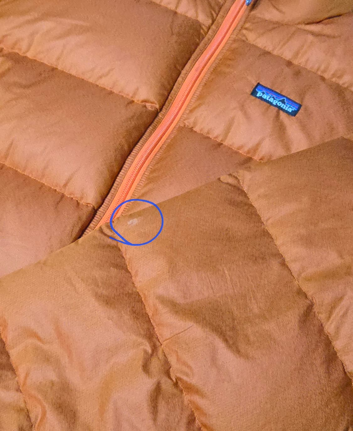 (XL)파타고니아 패커블구스다운 오렌지 상품이미지3