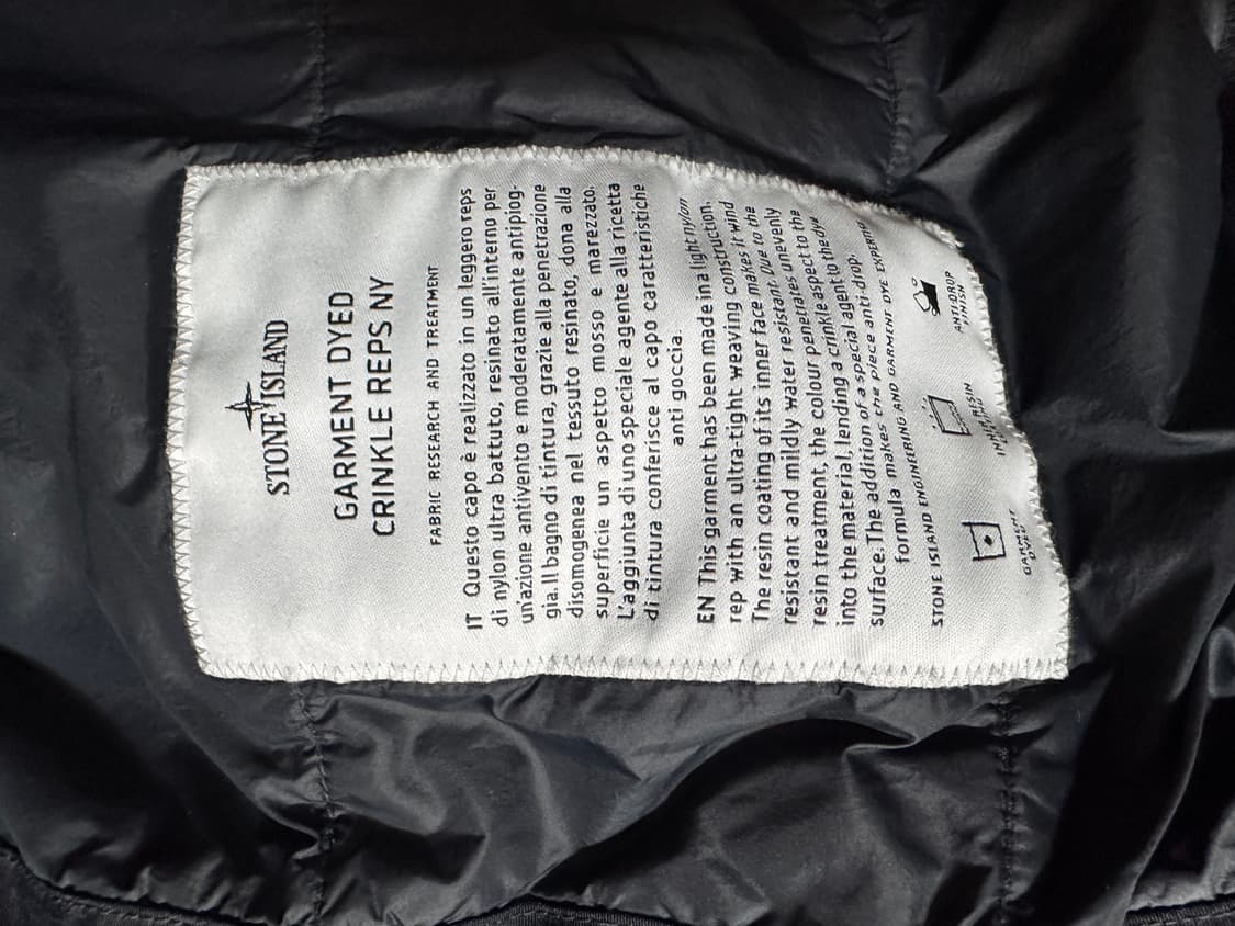 25 F/W 스톤아일랜드 클링클랩스 경량패딩 L 상품이미지6
