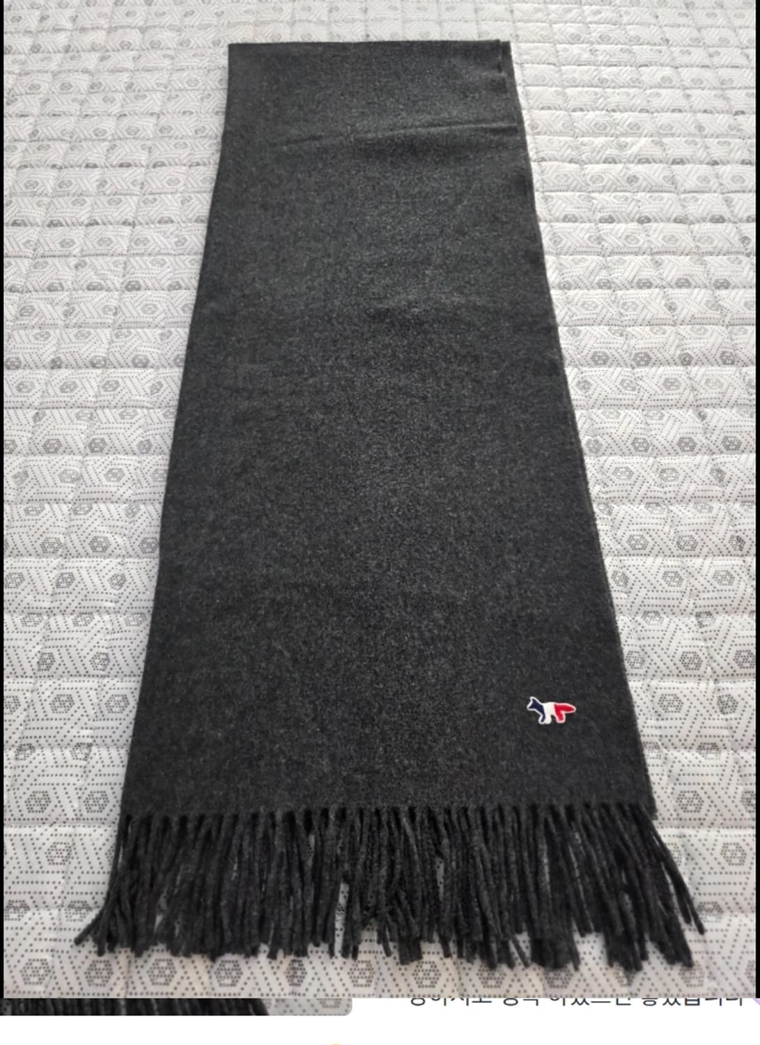 메종키츠네 트리컬러 폭스 머플러 상품이미지5