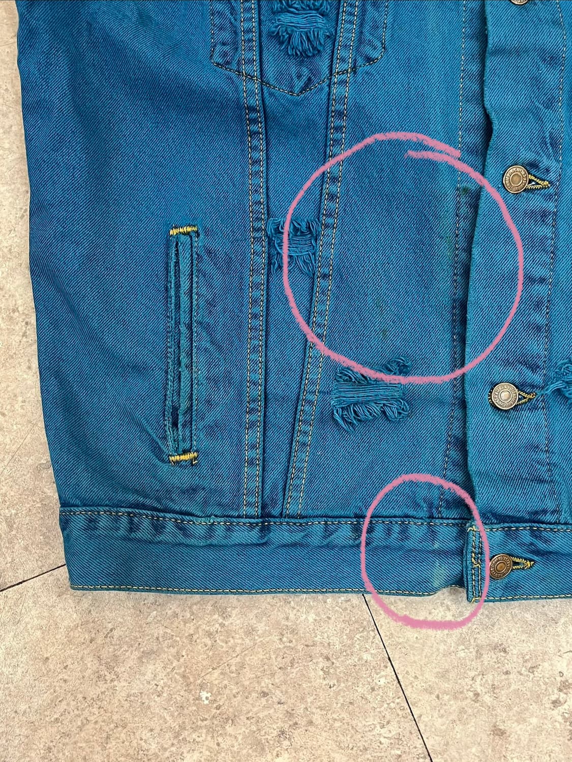 리바이스 베스트 자켓 블루 #csz3017 상품이미지6