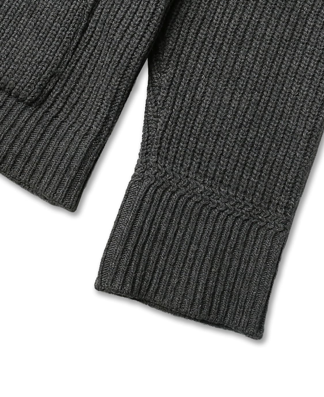 맨온더분 [Man On The Boon] 미드 그레이 숄카라 니트 가디건 상품이미지4