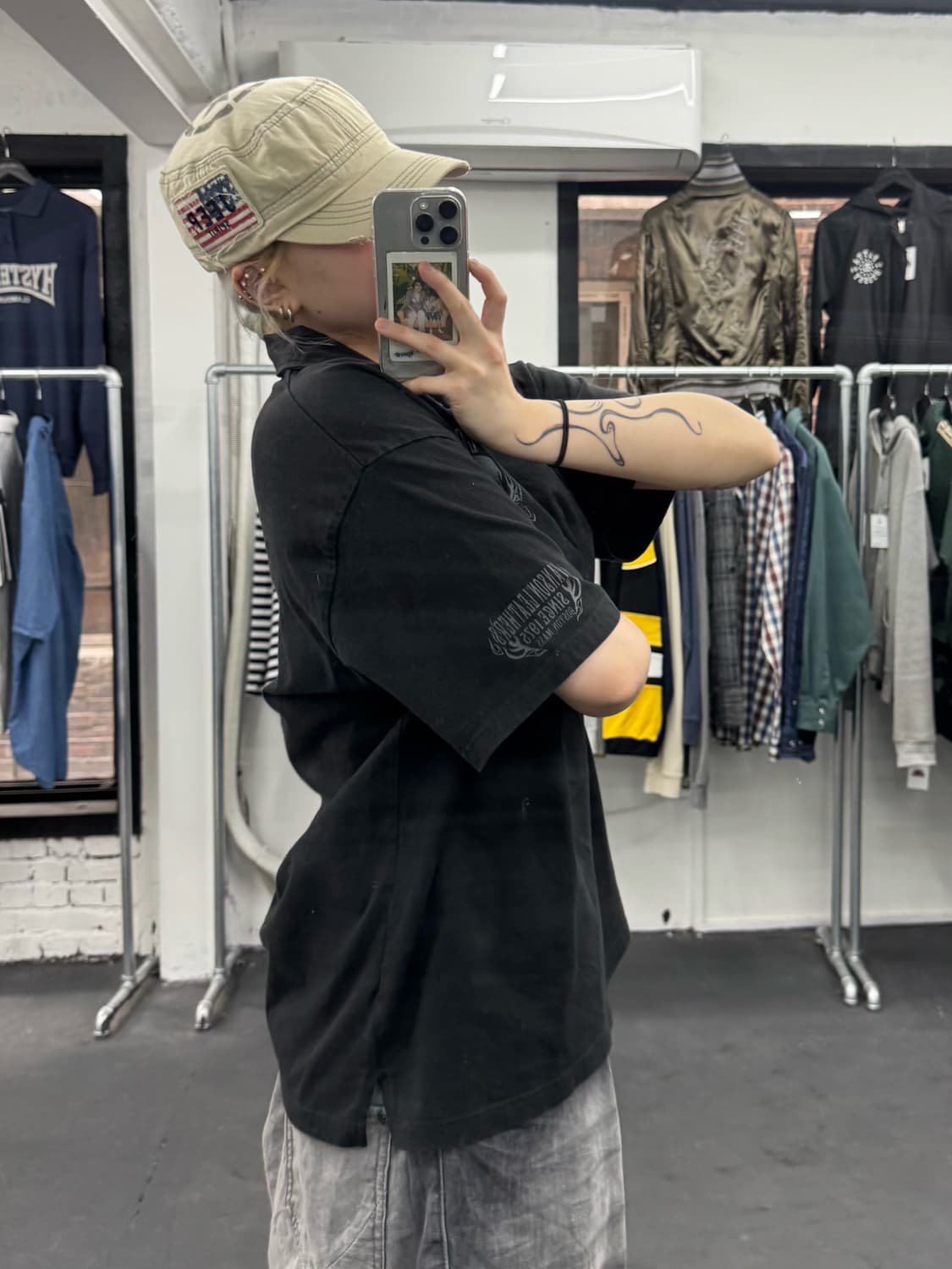밴슨 레더 스컬 PK 티셔츠 상품이미지3