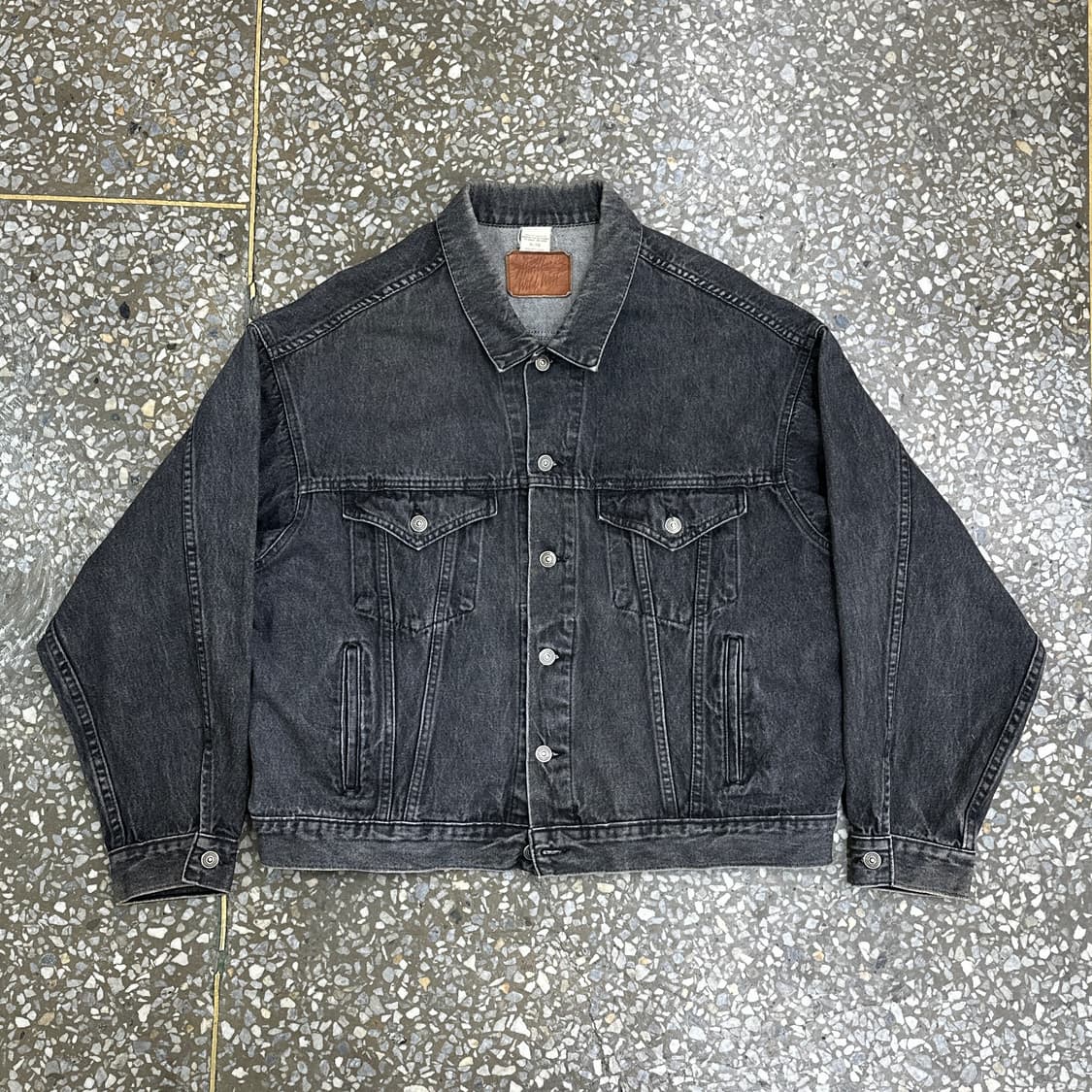 90s 말보로 데님 트러커 자켓 XL 상품이미지2