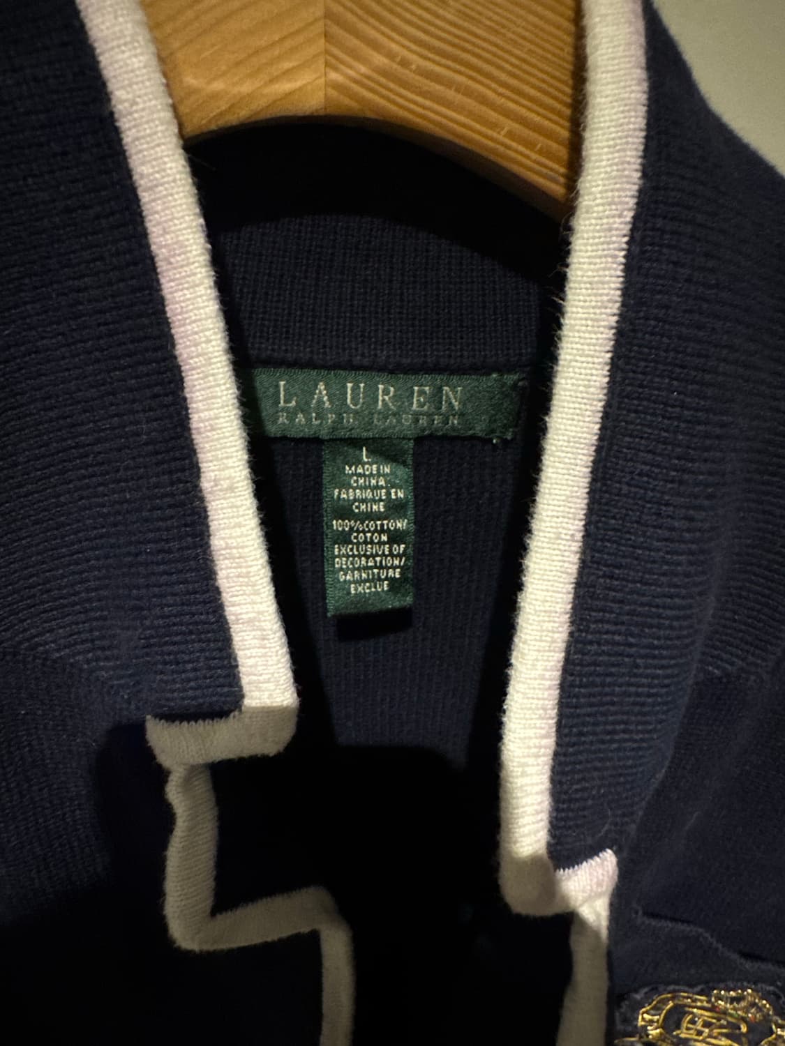 폴로 빈티지 프레피 가디건 상품이미지2