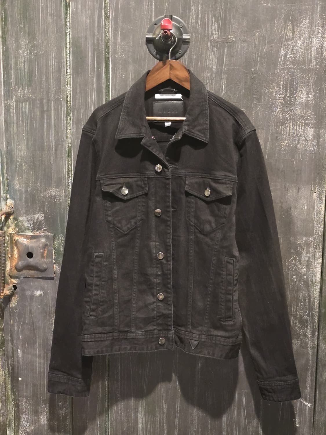 Guess Black Denim Dillon Jacket 상품이미지1