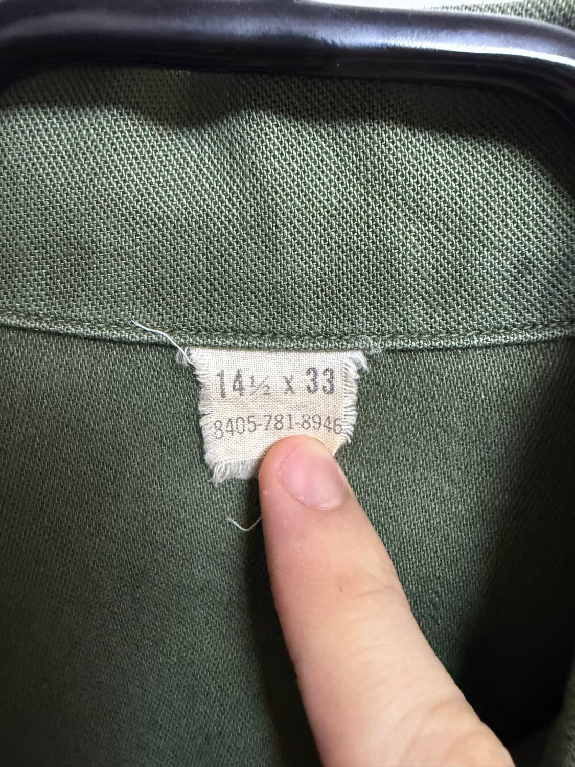 미군 오리지널 OG-107 셔츠 상품이미지4