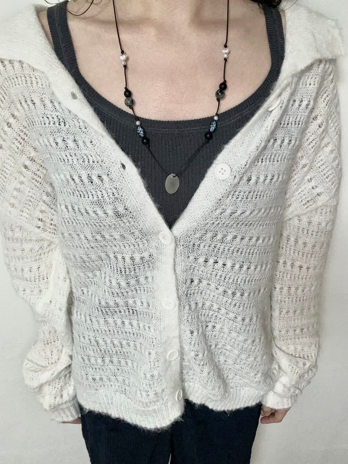 [핸드메이드] • 목걸이 • 너와 사색 상품이미지2