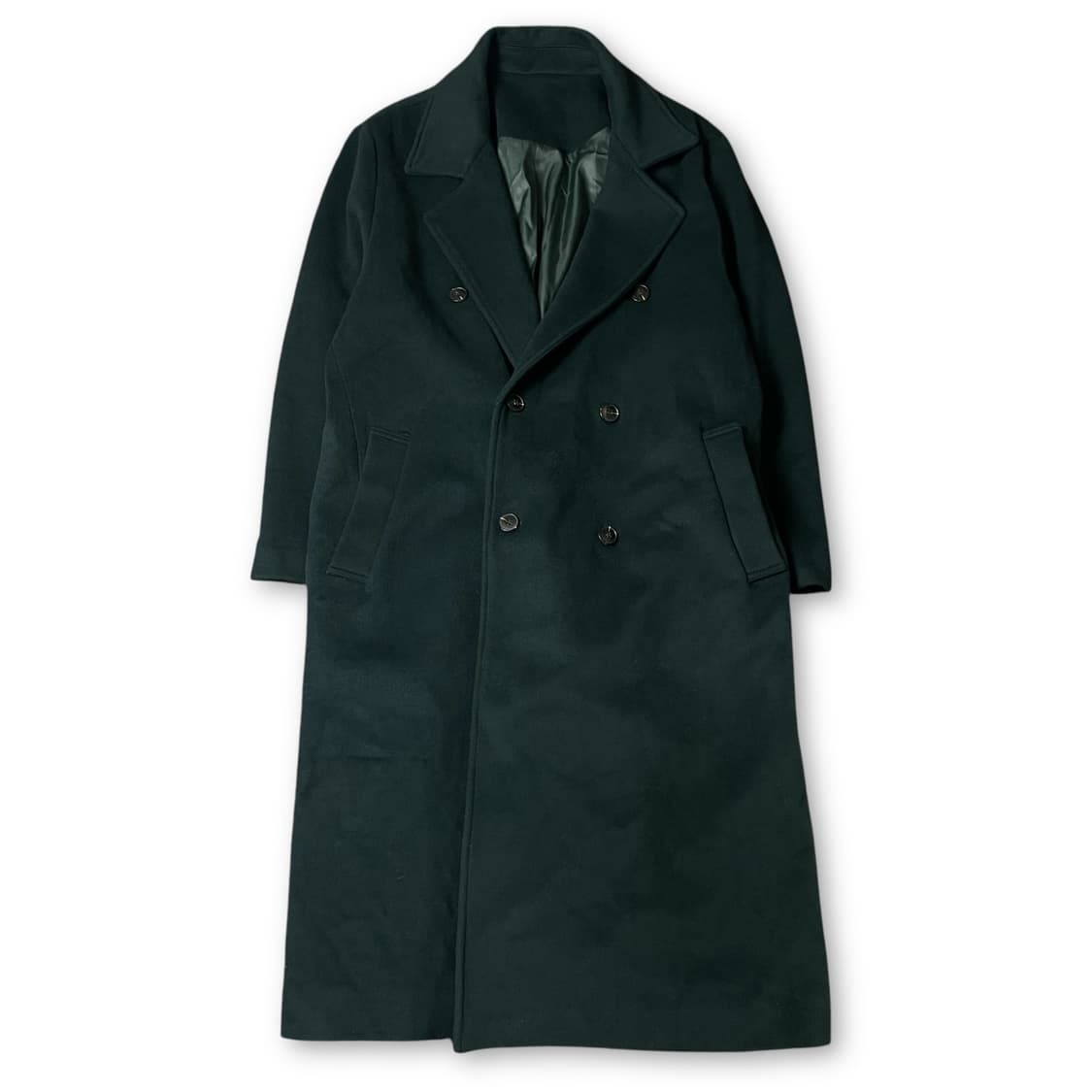 [미사용제품] 어반드레스 그린 롱 더블 코트 L 상품이미지1