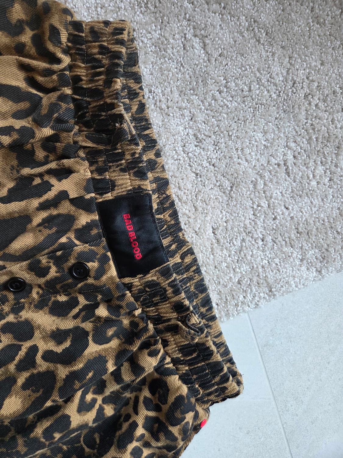 배드블러드 레오파드 이지 팬츠 상품이미지4