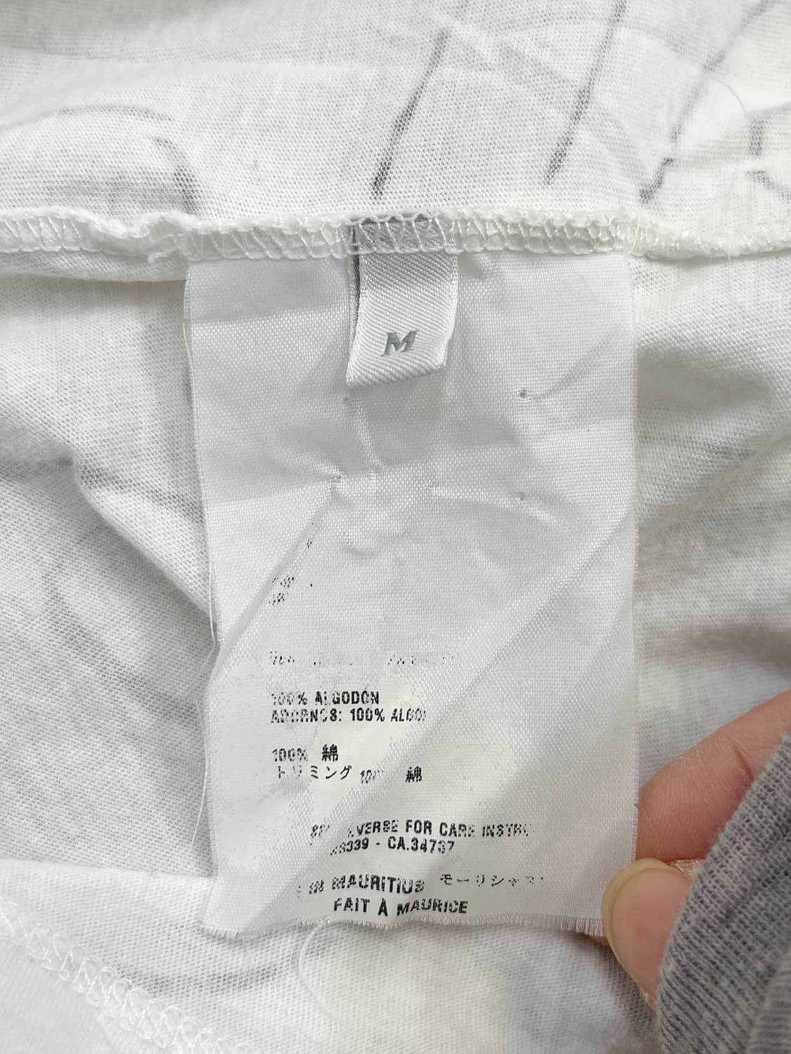 프라다 X 애덤 니트 07s/s 드로잉 프린트 티 상품이미지8