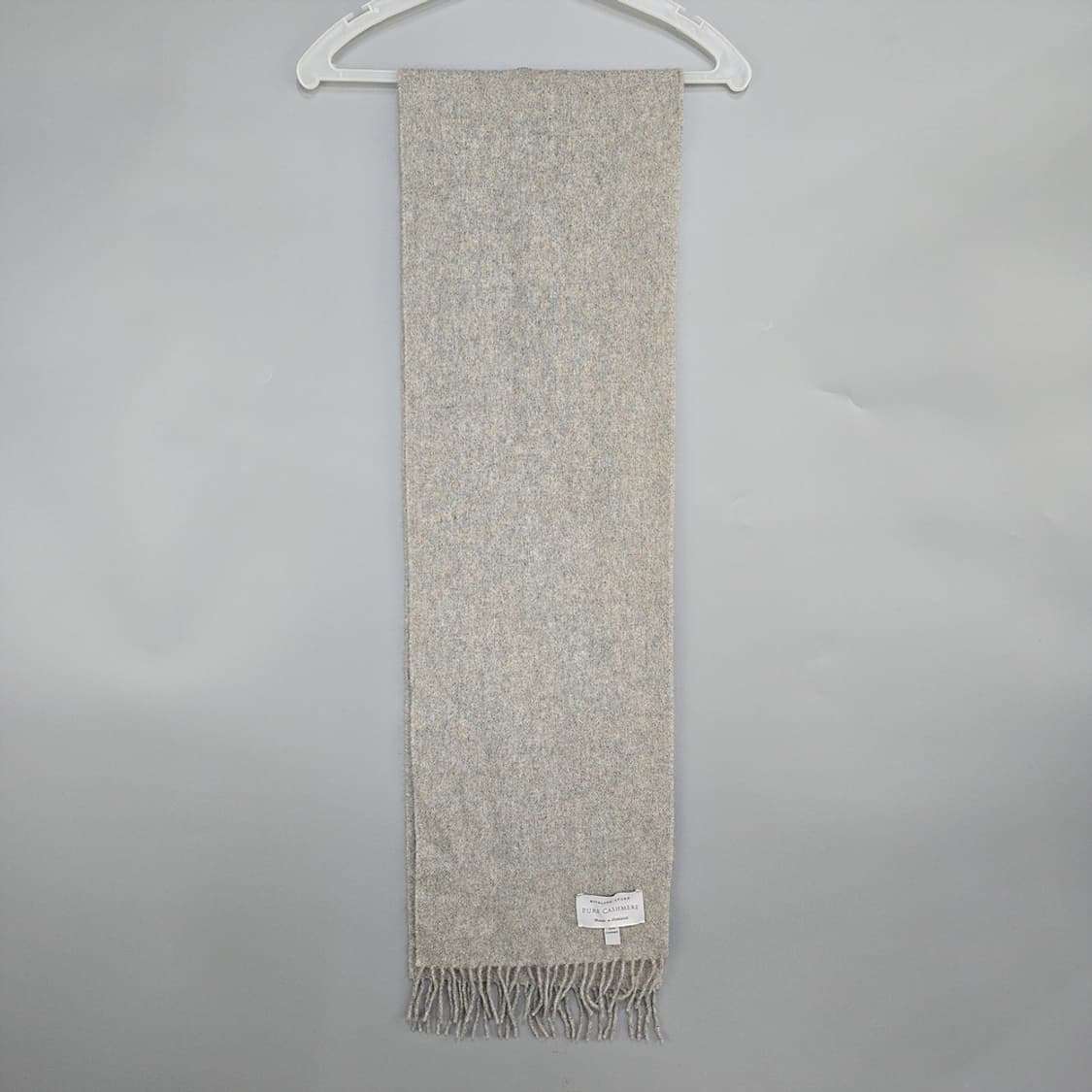 하이랜드스토어(HIGHLAND STORE) 퓨어 캐시미어 머플러 그레이 상품이미지1