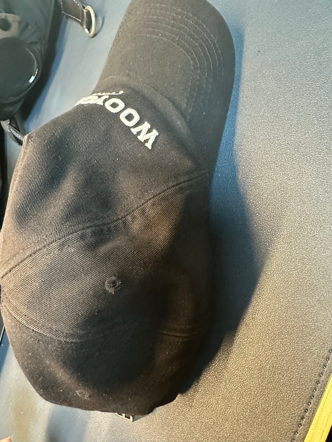 Wooyoungmi Embroidered Ball Cap Black -  상품이미지2