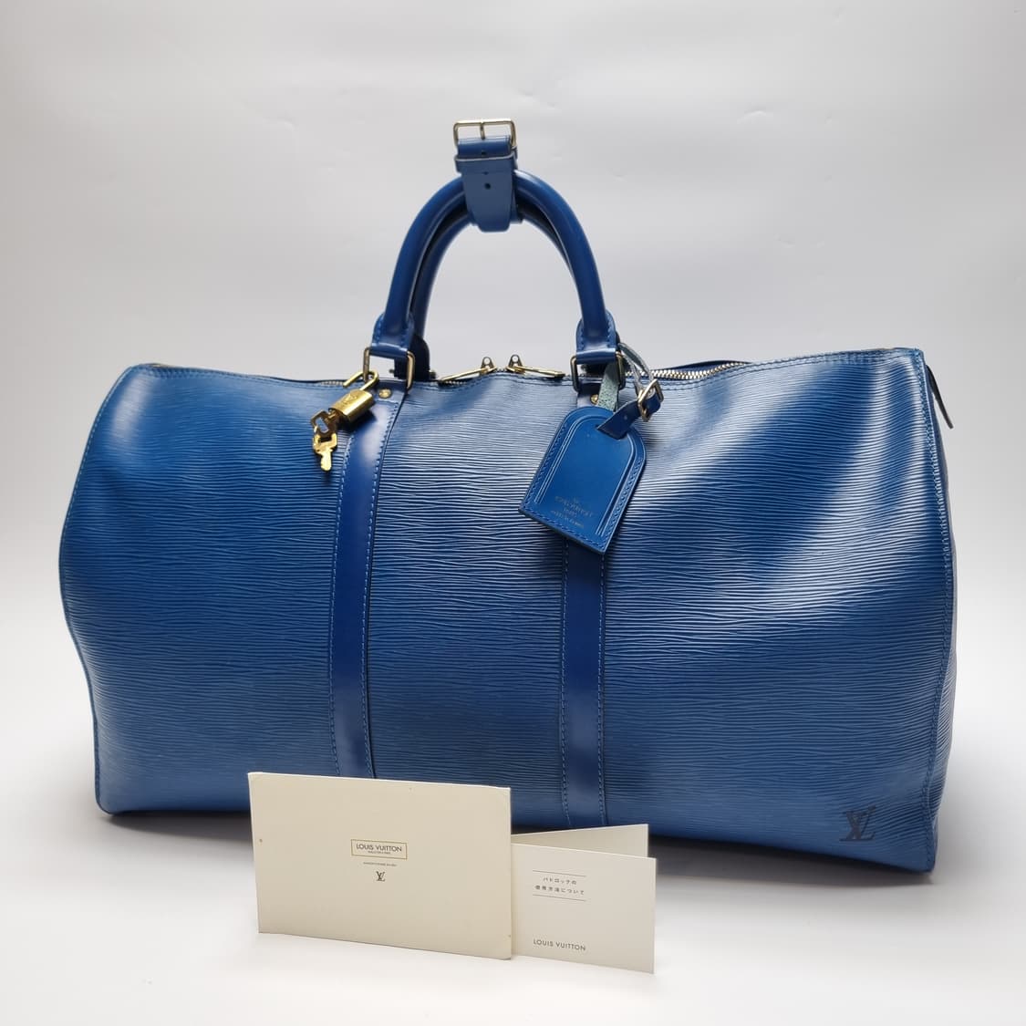 루이비통 키폴50 에삐 보스턴백 블루 (최상급, 남여공용, 여행가방) 상품이미지2