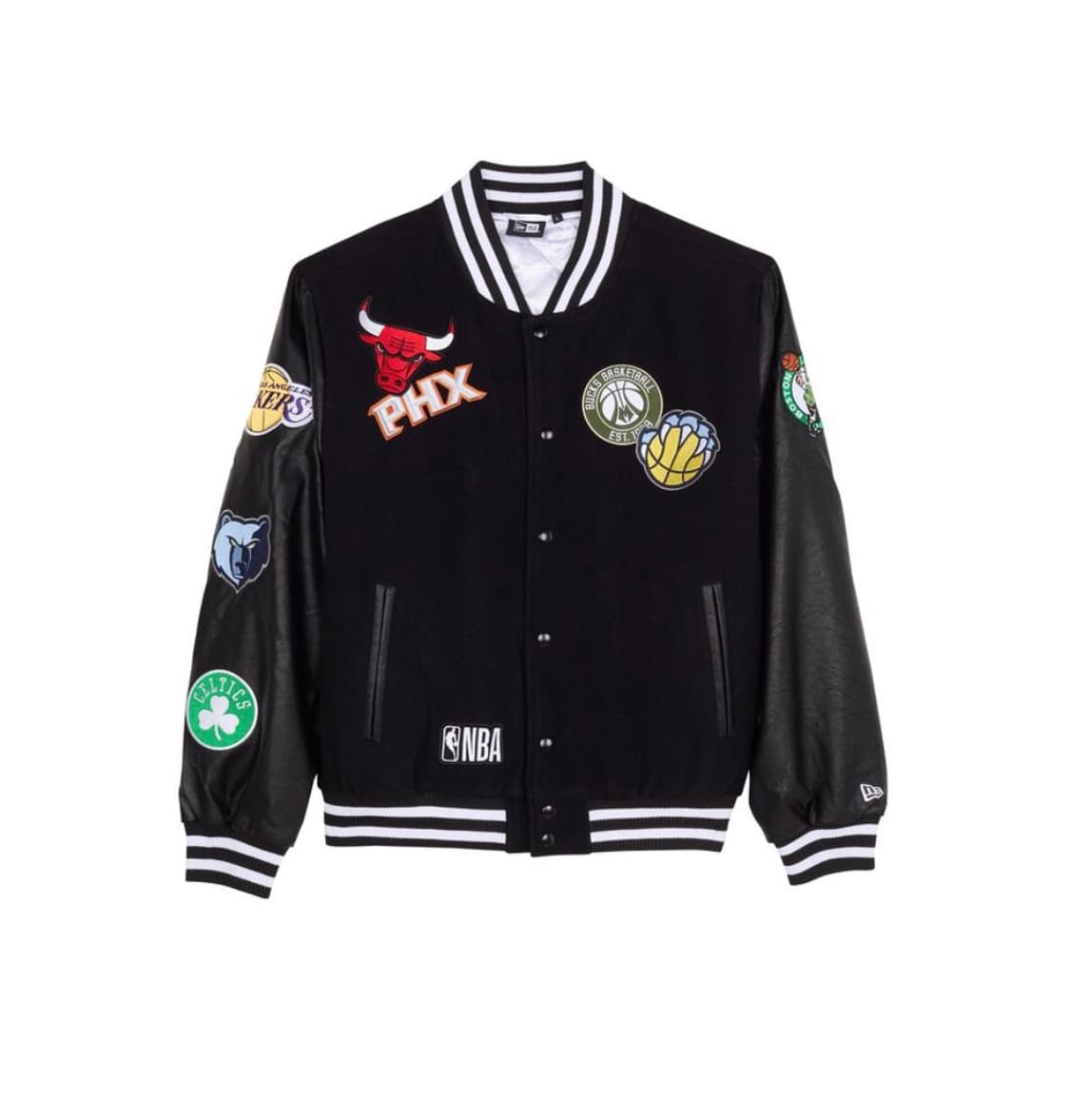 [NEW ERA] NBA 배지 바머 자켓 상품이미지1