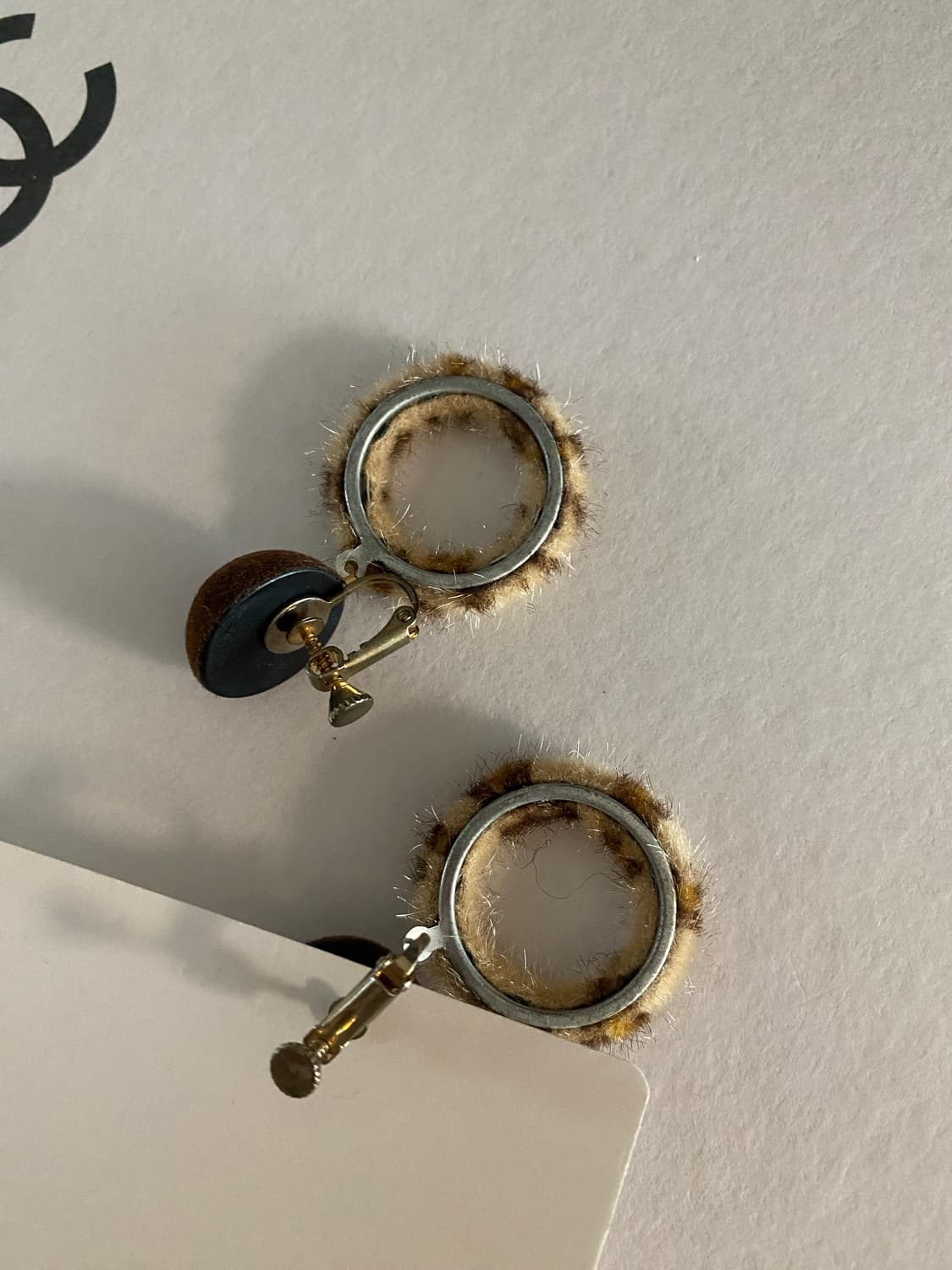 레오파드 귀걸이 귀찌 빈티지 상품이미지4