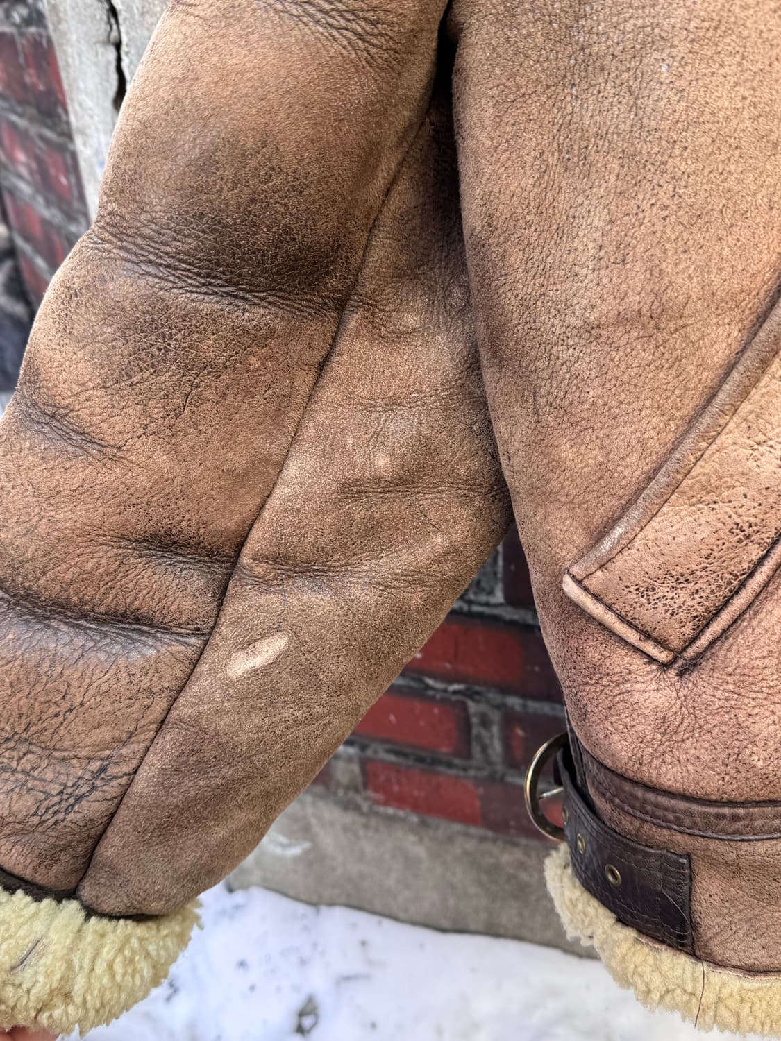 미공군 오리지널 양가죽 B-3 무스탕  상품이미지7